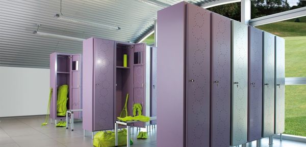 Armadio Metallo 9 Ante Con Serratura 90x45x180cm Grigio - Per Spogliatoi E Uffici - Foto 8