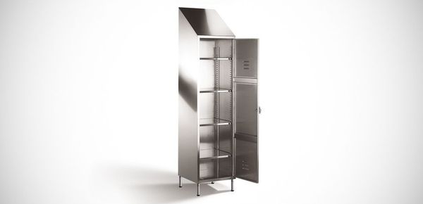 armadietto acciaio inox